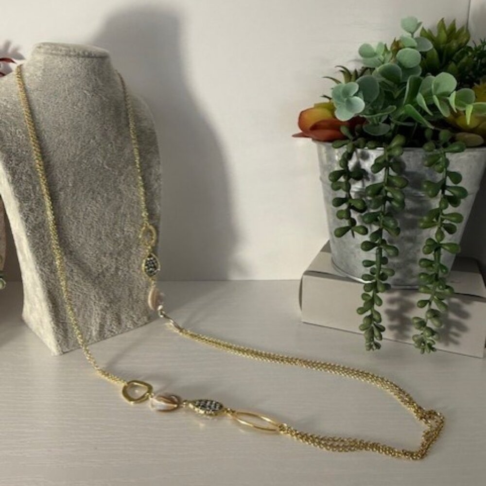 (Retired) Park Lane Golden Caviar Necklace